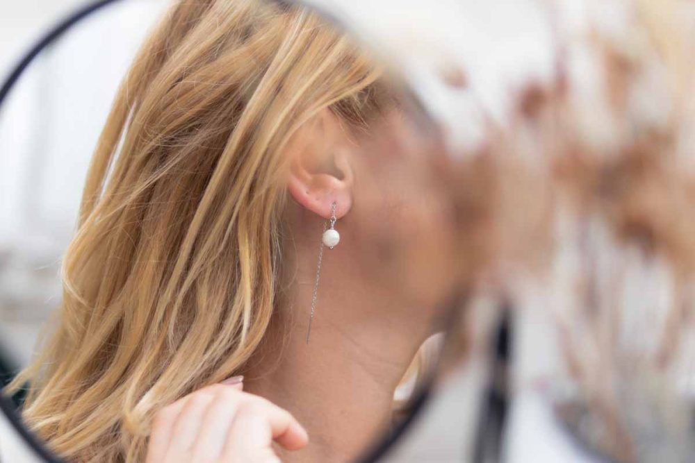 Handmade earrings - Croatian Limestone - Art Shop Unique